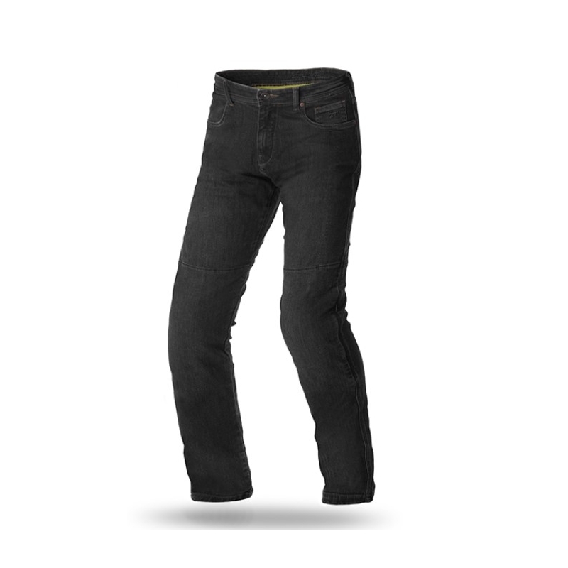 Dżinsy motocyklowe SEVENTY DEGREES SD-PJ2 czarne
