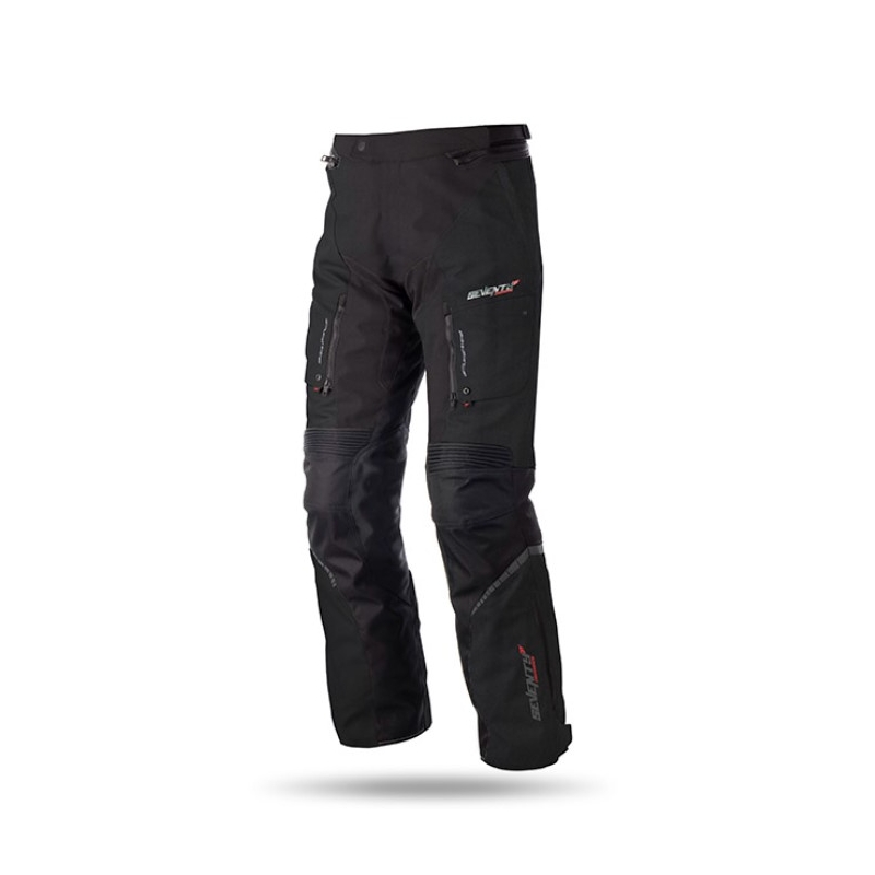 Spodnie motocyklowe SEVENTY DEGREES SD-PT1 czarne