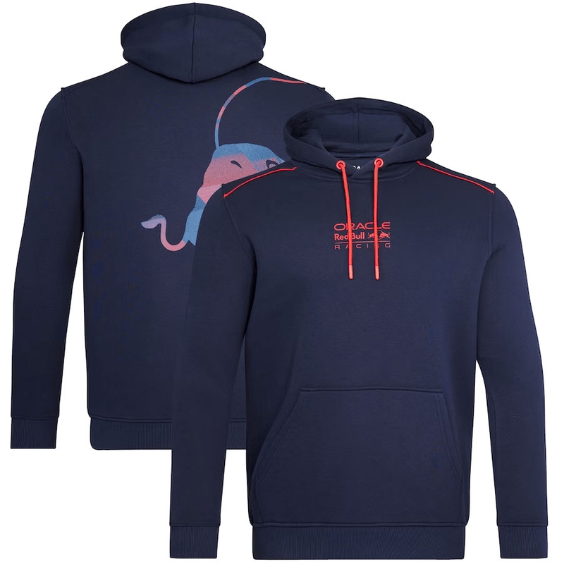 Bluza z kapturem Red Bull Graphic niebieska