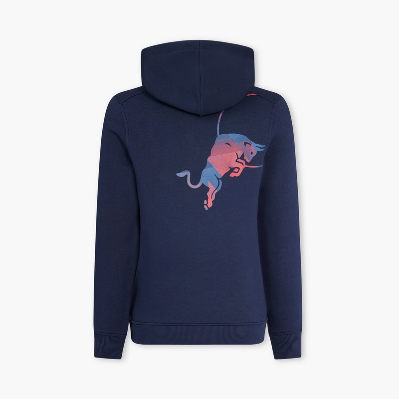 Bluza z kapturem Red Bull Graphic niebieska