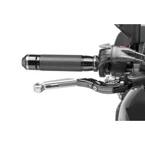 Brake lever without adapter PUIG 19PNP extendable folding silver/silver