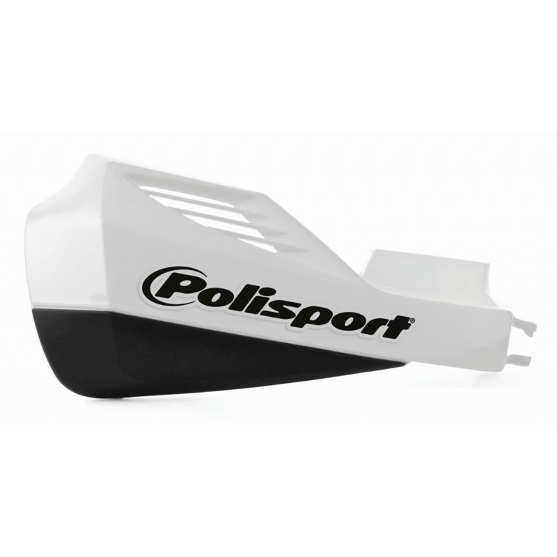 Handguard POLISPORT MX ROCKS with lever mounting system white
