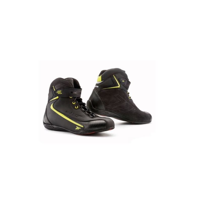 Buty motocyklowe SEVENTY DEGREES SD-BC6 black-fluo yellow
