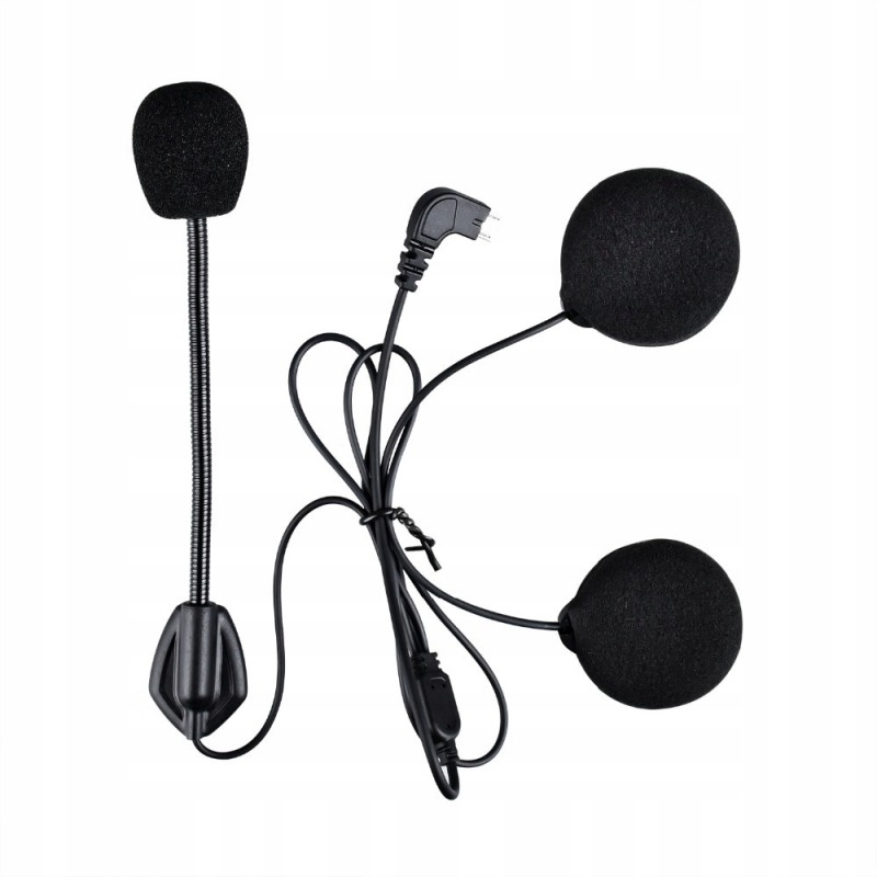 Wymienny elastyczny mikrofon i zestaw słuchawkowy do interkomu Bluetooth MaxTo M2/M3