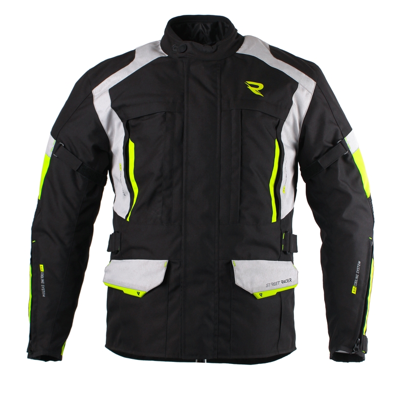 Street Racer Cool black-grey-fluo yellow kurtka motocyklowa wyprzedaż wyprzedaż wyprzedaż