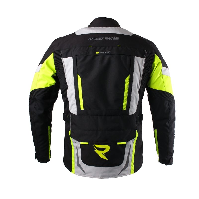 Street Racer Cool black-grey-fluo yellow kurtka motocyklowa wyprzedaż wyprzedaż wyprzedaż