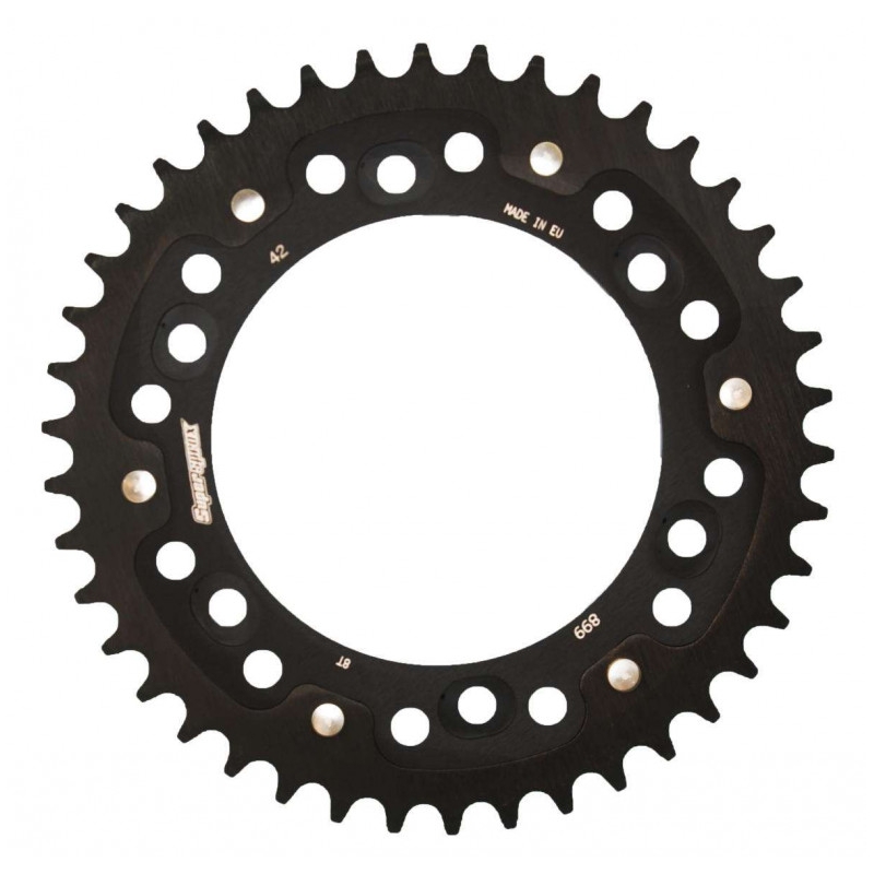 Rear sprocket SUPERSPROX STEALTH black 42T, 525