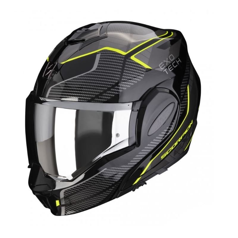 Sprzedam kask składany Scorpion EXO-TECH EVO ANIMO czarno-szary-fluo żółty wyprzedaż