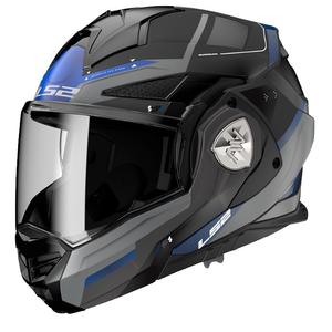 Kask motocyklowy z klapką LS2 FF901 Advant X Spectrum black-blue-tan