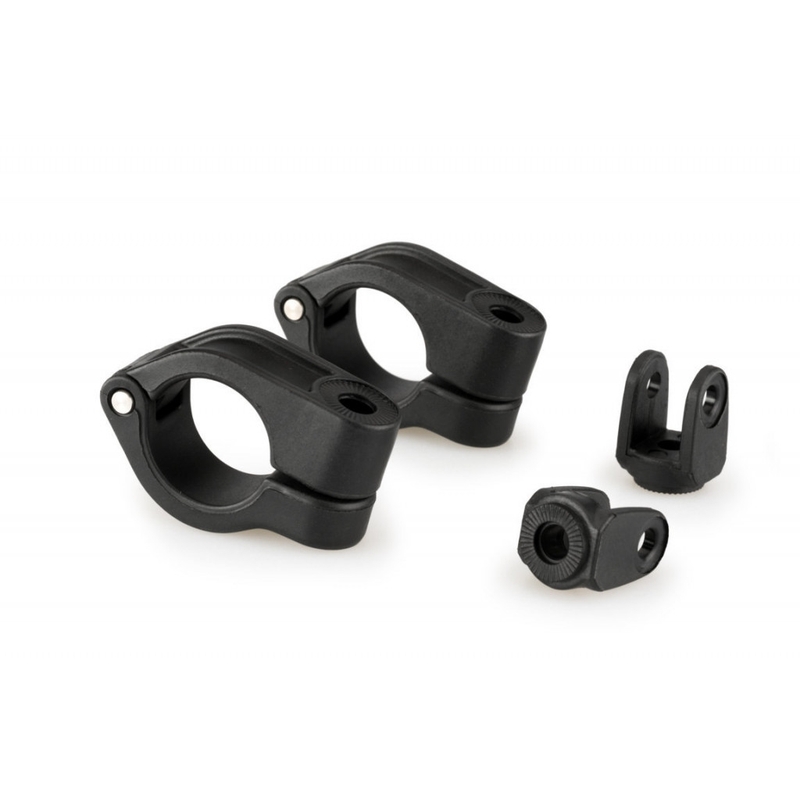 Clamp set PUIG 25,5 mm black