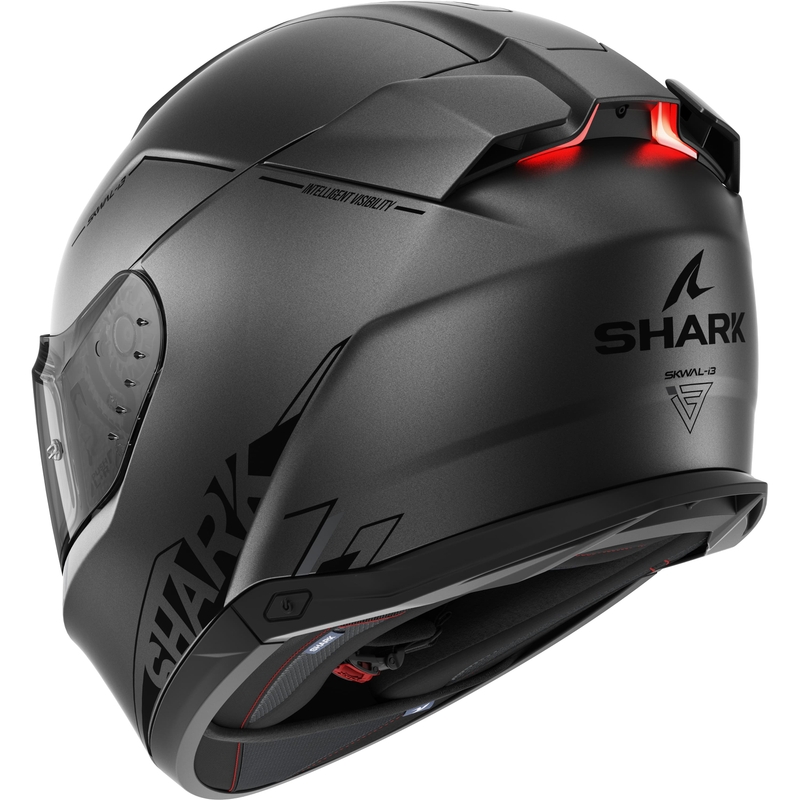 Kask motocyklowy integralny SHARK Skwal i3 Blank SP szary mat