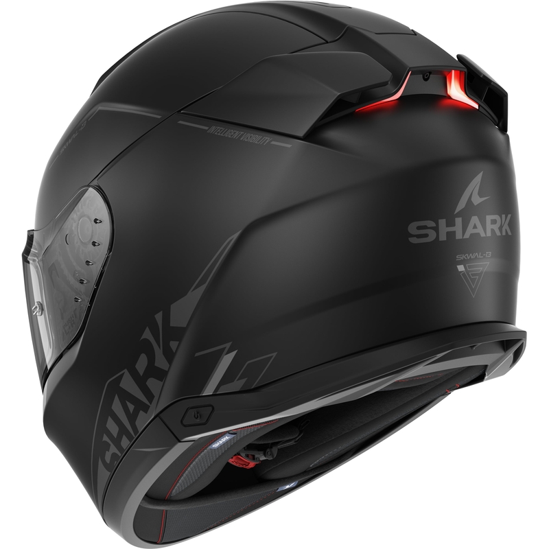 Integralny kask motocyklowy SHARK Skwal i3 Blank SP czarny mat
