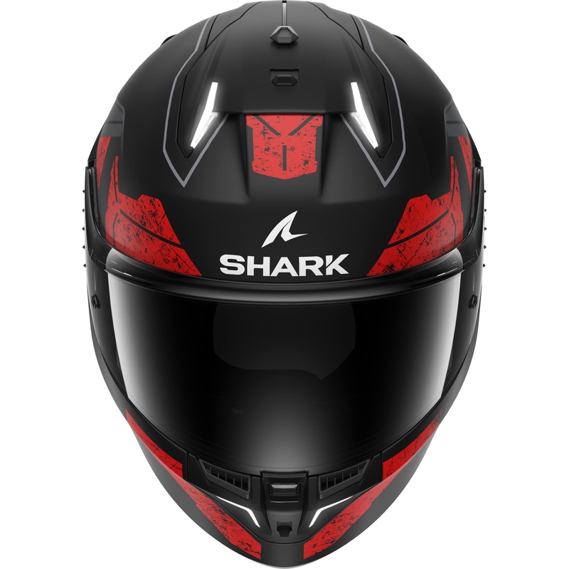 Kask motocyklowy integralny SHARK Skwal i3 Rhad czarno-szaro-czerwony matowy