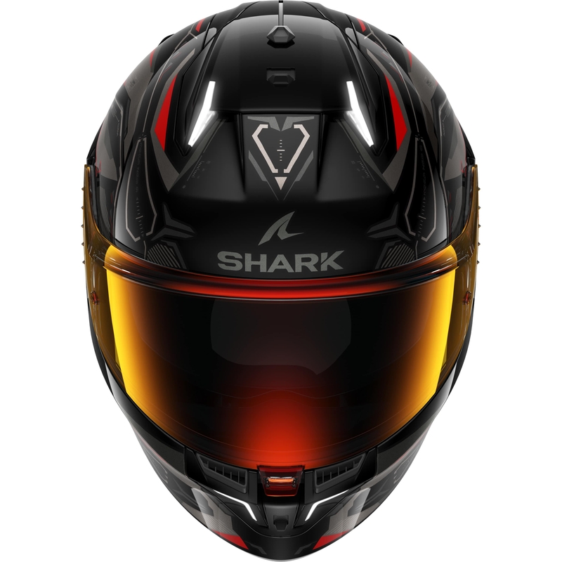 Kask motocyklowy integralny SHARK Skwal i3 Linik czarno-szaro-czerwony