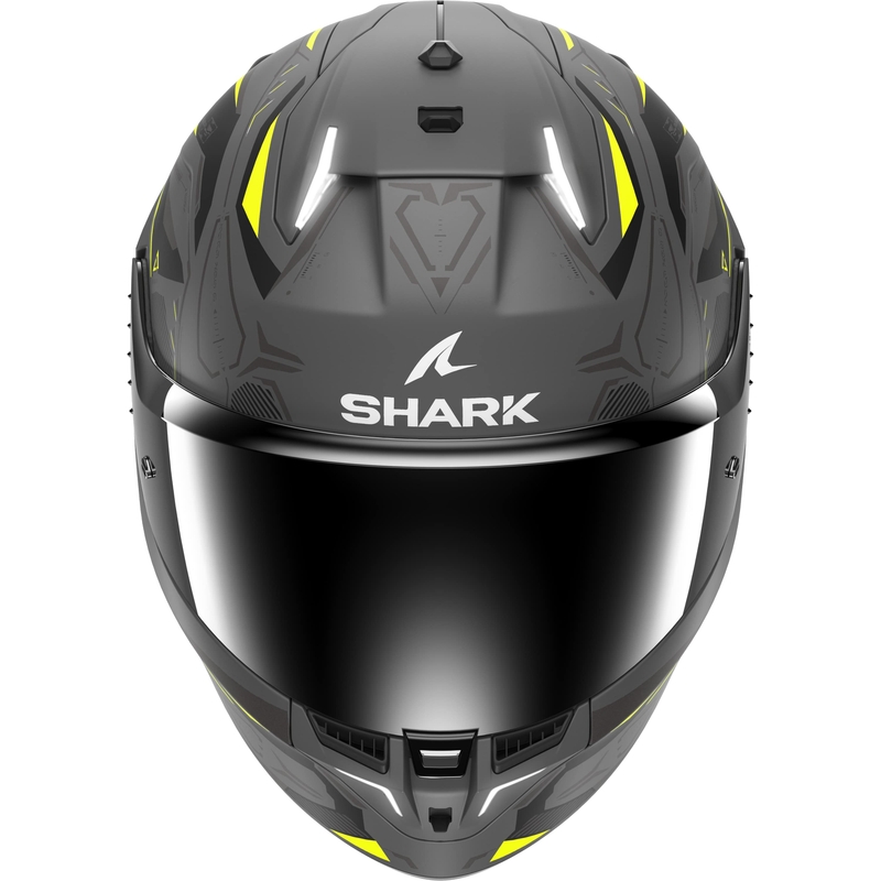 Kask motocyklowy integralny SHARK Skwal i3 Linik szaro-żółty matowy