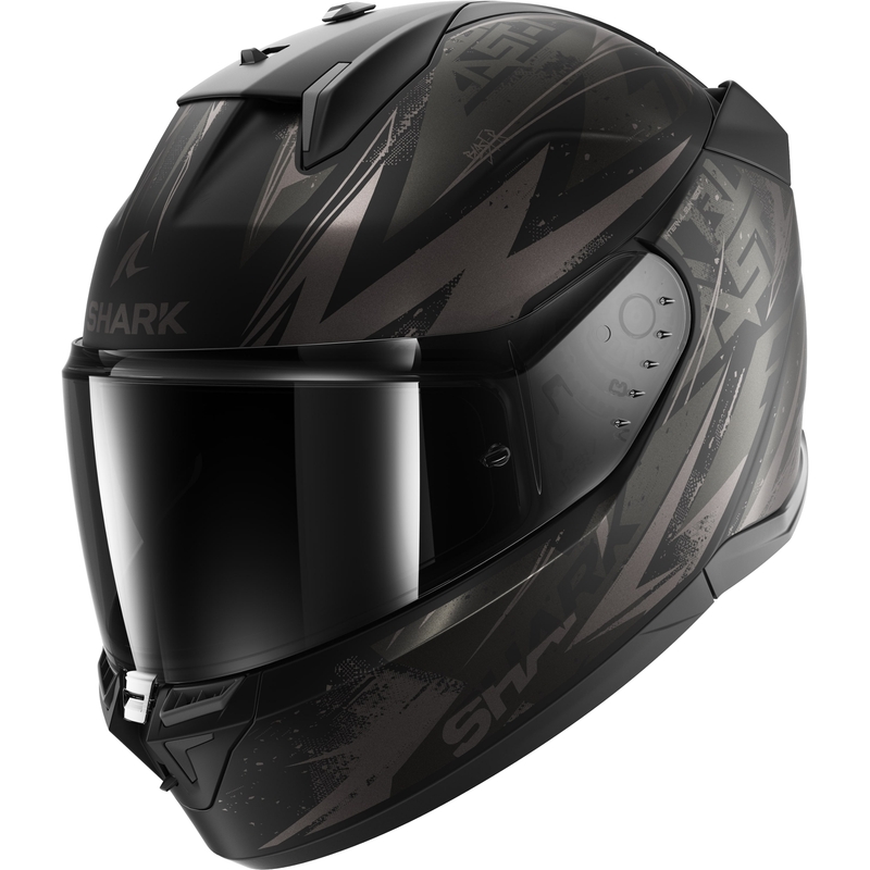 Kask motocyklowy integralny SHARK D-SKWAL 3 Blast-R czarno-szary matowy