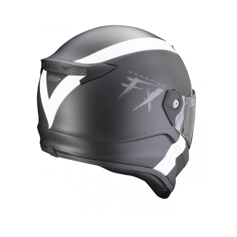 Kask motocyklowy SCORPION COVERT FX GALLUS czarno-biały