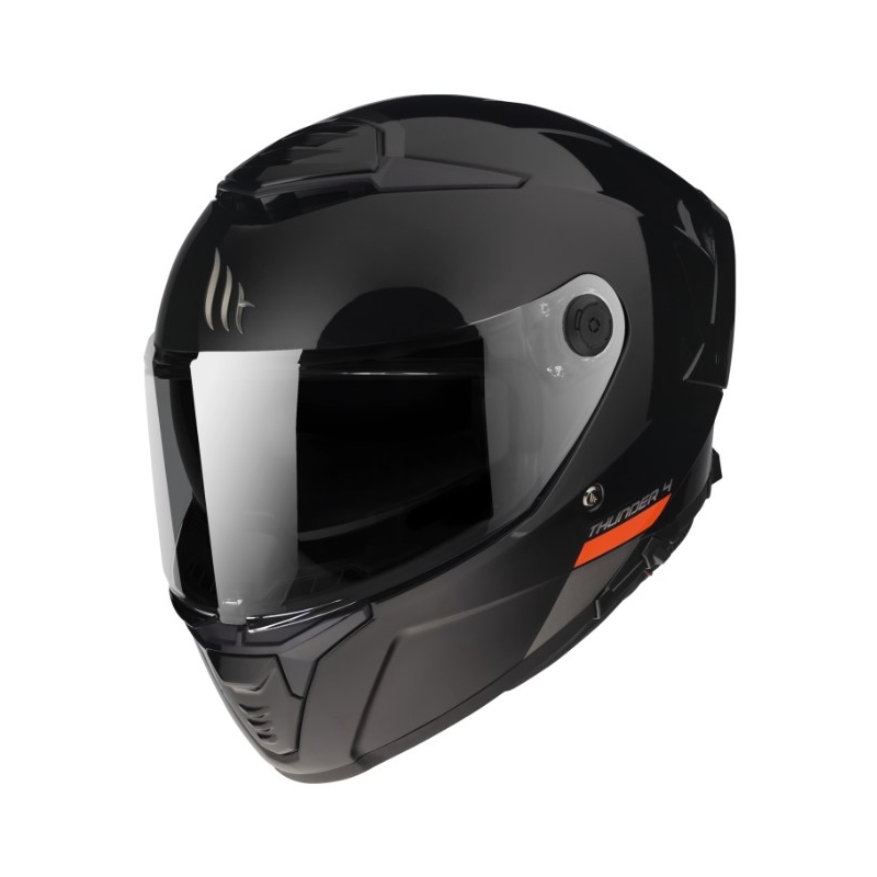 Kask motocyklowy integralny MT FF118SV Thunder 4 SV czarny połysk