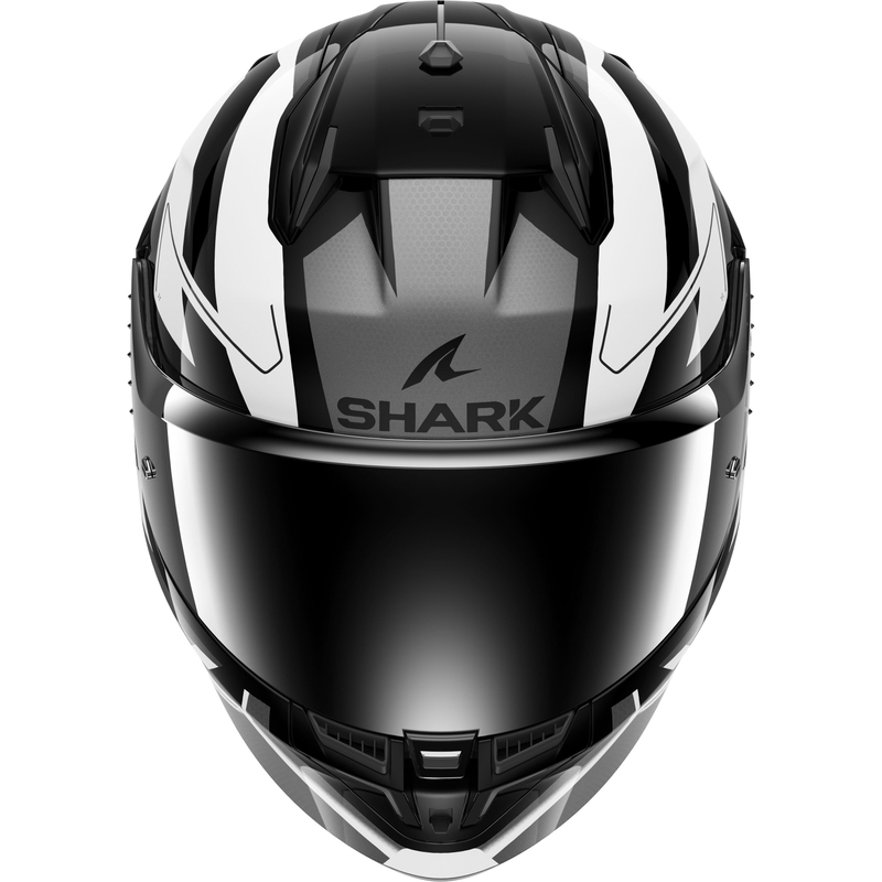 Kask motocyklowy integralny SHARK D-SKWAL 3 Sizler czarno-szaro-biały