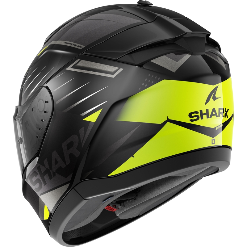 Kask motocyklowy integralny SHARK RIDILL 2 BERSEK czarno-szaro-żółty