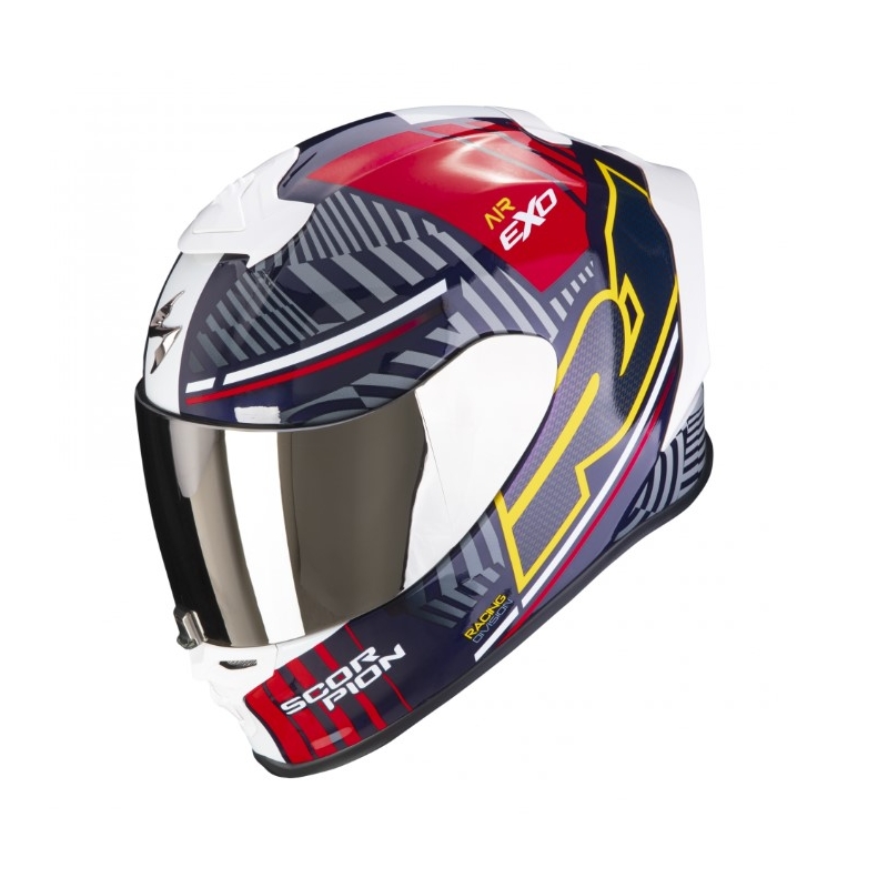 Kask integralny Scorpion EXO-R1 EVO Air Victory czarny-szary-czerwony