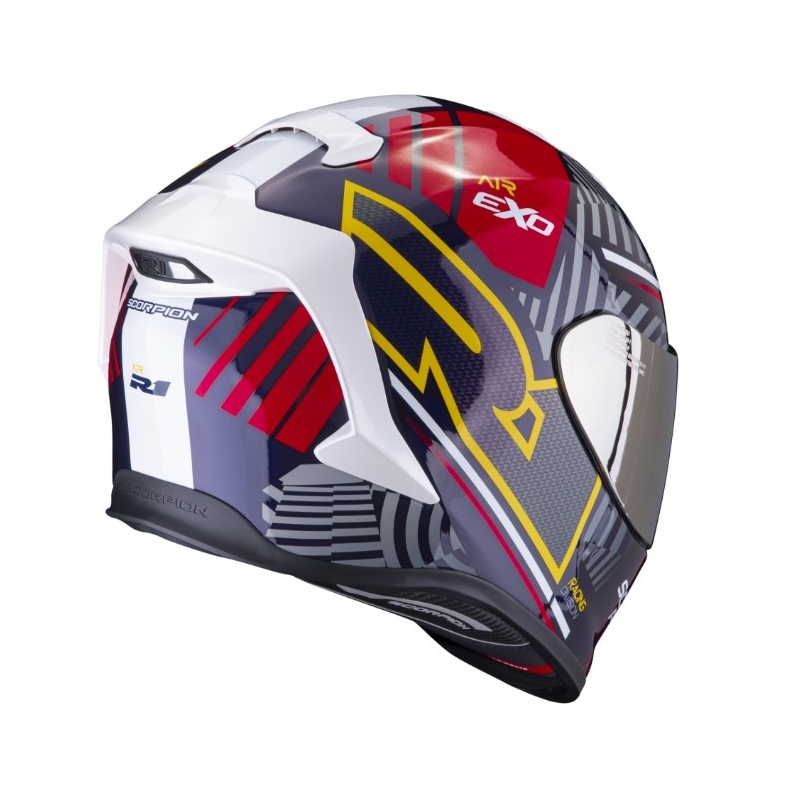 Kask integralny Scorpion EXO-R1 EVO Air Victory czarny-szary-czerwony