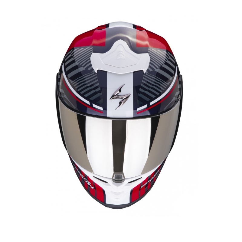Kask integralny Scorpion EXO-R1 EVO Air Victory czarny-szary-czerwony