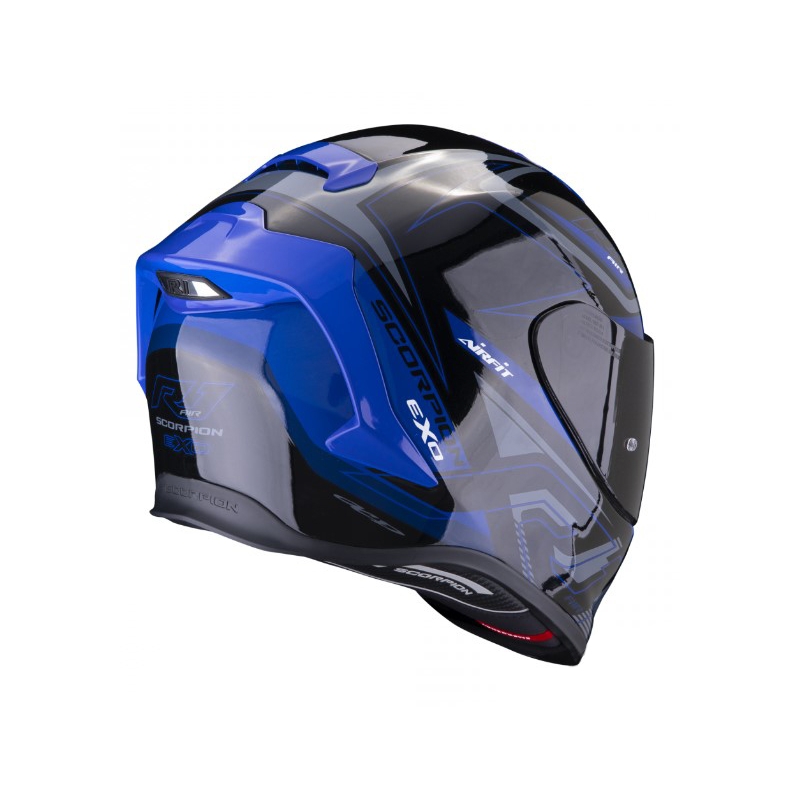 Integralny kask motocyklowy Scorpion EXO-R1 EVO Air Gaz metalic czarno-niebieski