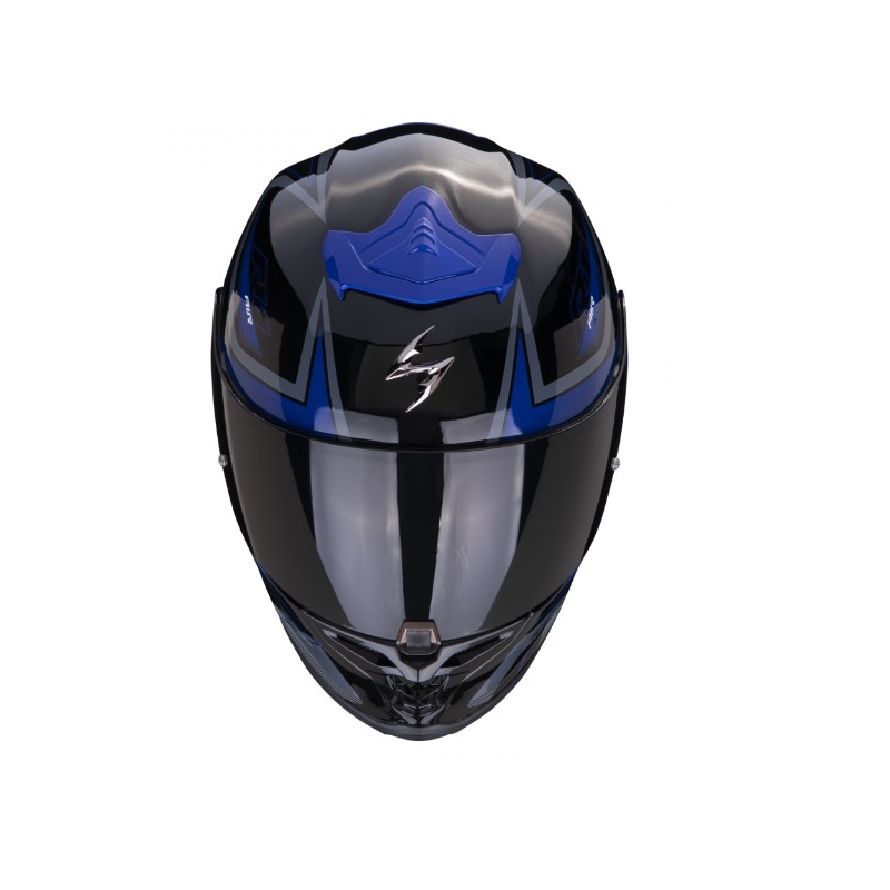Integralny kask motocyklowy Scorpion EXO-R1 EVO Air Gaz metalic czarno-niebieski