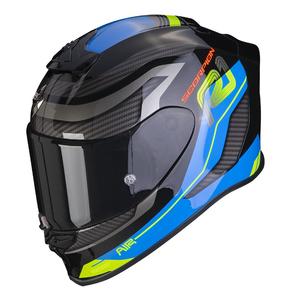 Integralny kask motocyklowy SCORPION EXO-R1 EVO AIR VATIS czarno-niebieski