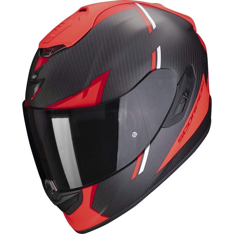 Kask integralny Scorpion EXO-1400 EVO Carbon Air Kendal czarno-czerwony