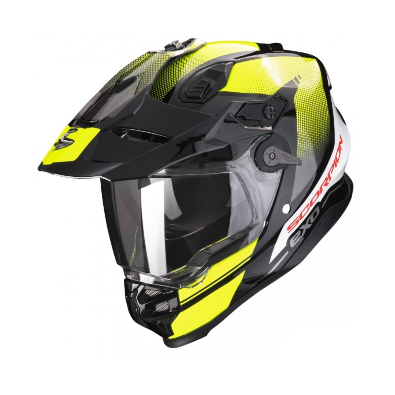 Kask motocyklowy SCORPION ADF-9000 AIR Trail black-fluo yellow