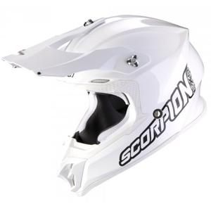 Kask motocrossowy Scorpion VX-16 EVO AIR Solid biały