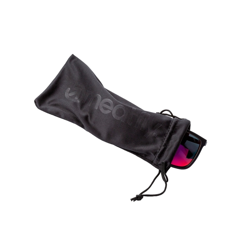 Okulary przeciwsłoneczne Meatfly Juno 2 czarno-czerwone