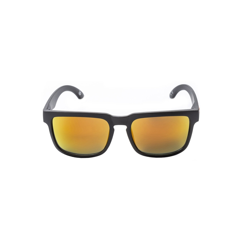 Czarno-pomarańczowe okulary przeciwsłoneczne Meatfly Memphis