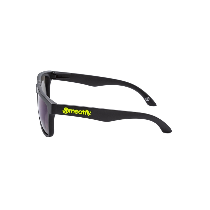 Czarno-niebieskie okulary przeciwsłoneczne Meatfly Memphis