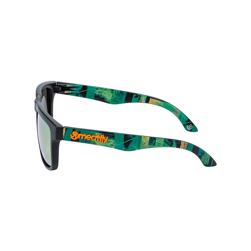 Okulary przeciwsłoneczne Meatfly Memphis Substance camo olive