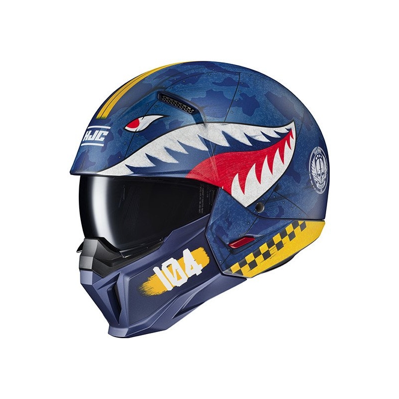 Kask otwarty z maską HJC i20 Vanguard Call Of Duty MC2SF
