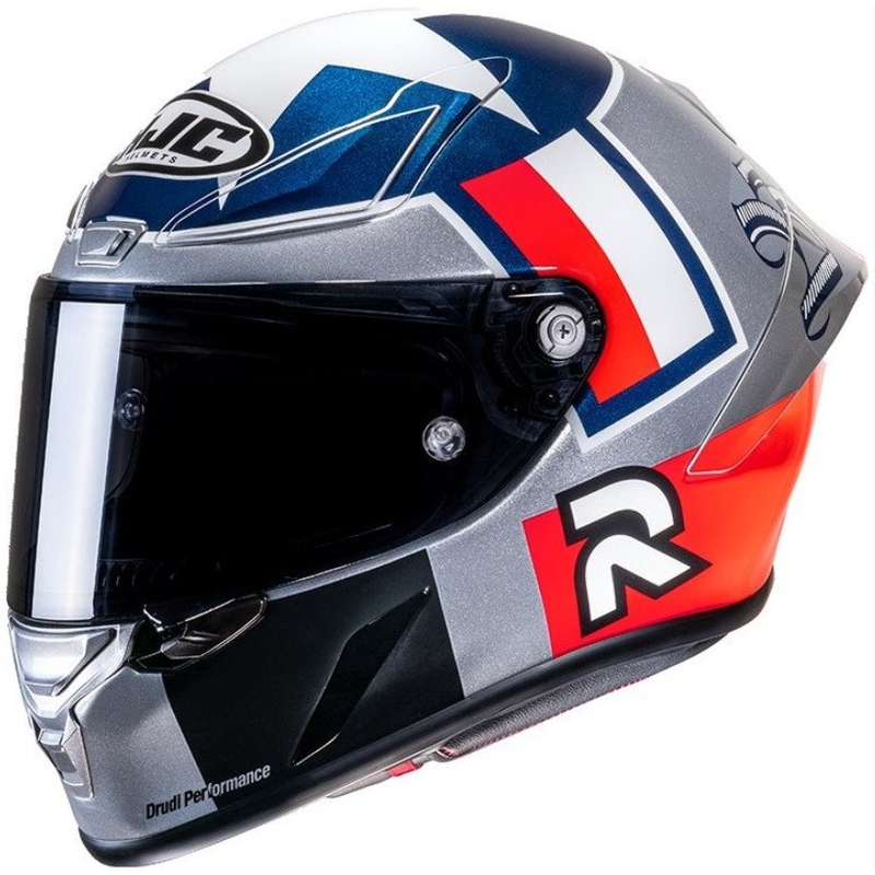 Zintegrowany kask motocyklowy HJC RPHA 1 Ben Spies Silverstar MC21