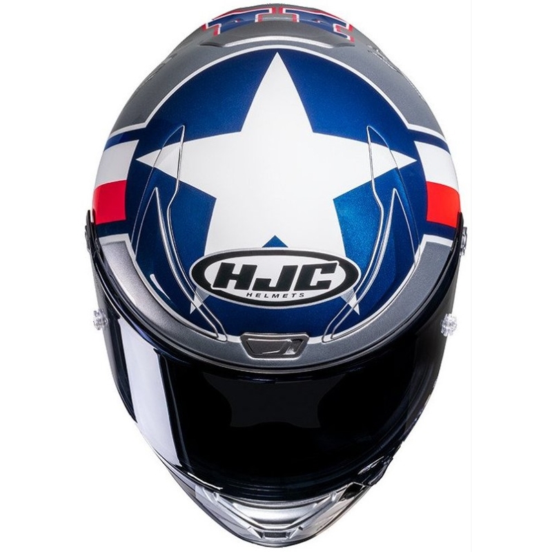 Zintegrowany kask motocyklowy HJC RPHA 1 Ben Spies Silverstar MC21