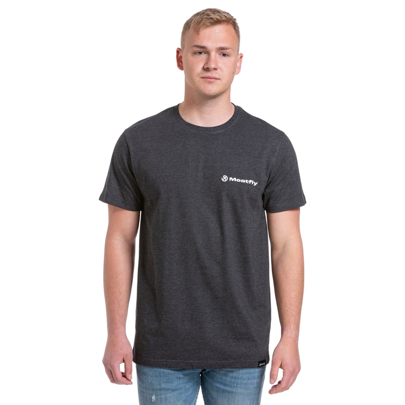 T-shirt Meatfly Sunset szary
