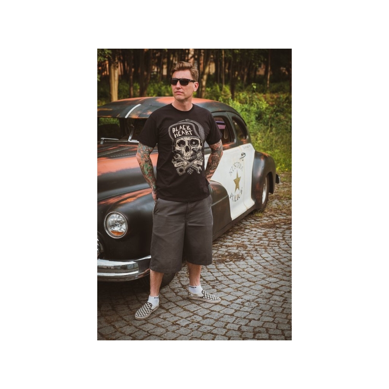 Męska koszulka Black Heart Garage Built