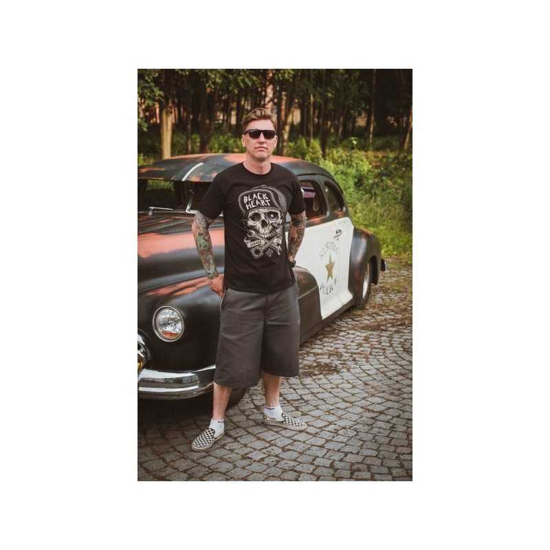 Męska koszulka Black Heart Garage Built