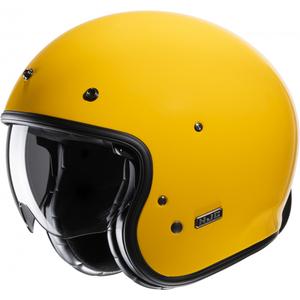 Otwarty kask motocyklowy HJC V31 Solid żółty
