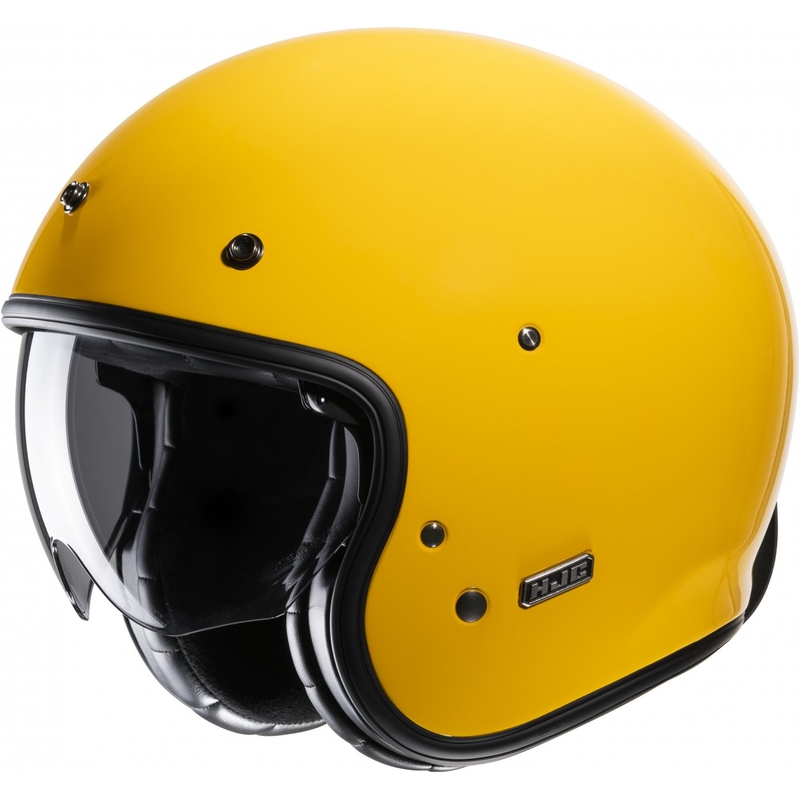 Otwarty kask motocyklowy HJC V31 Solid żółty