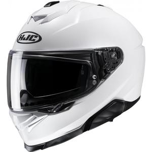 Integralny kask motocyklowy HJC i71 Solid pearl white
