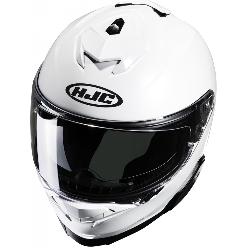 Integralny kask motocyklowy HJC i71 Solid pearl white