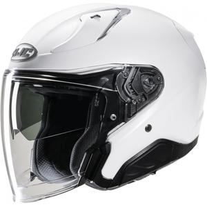Otwarty kask motocyklowy HJC RPHA 31 Solid biały perłowy