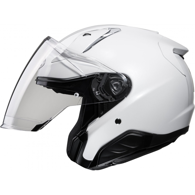 Otwarty kask motocyklowy HJC RPHA 31 Solid biały perłowy