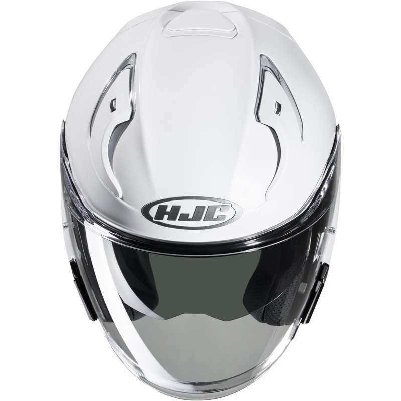 Otwarty kask motocyklowy HJC RPHA 31 Solid biały perłowy